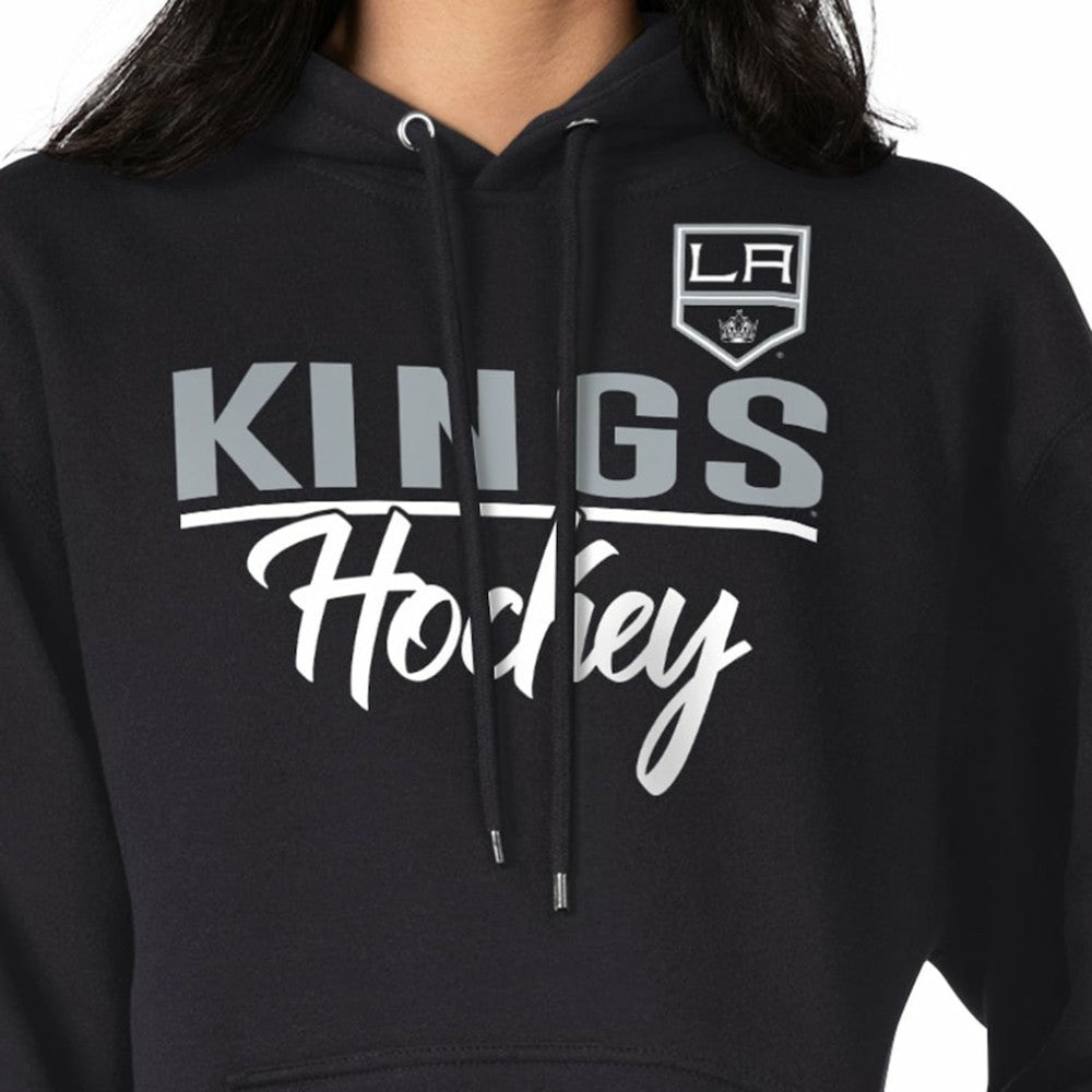 Los Angeles Kings G-III 4Her by Carl Banks Women's Team Sport Tri-Blend Fleece Hoodie - Black | NHL on sale