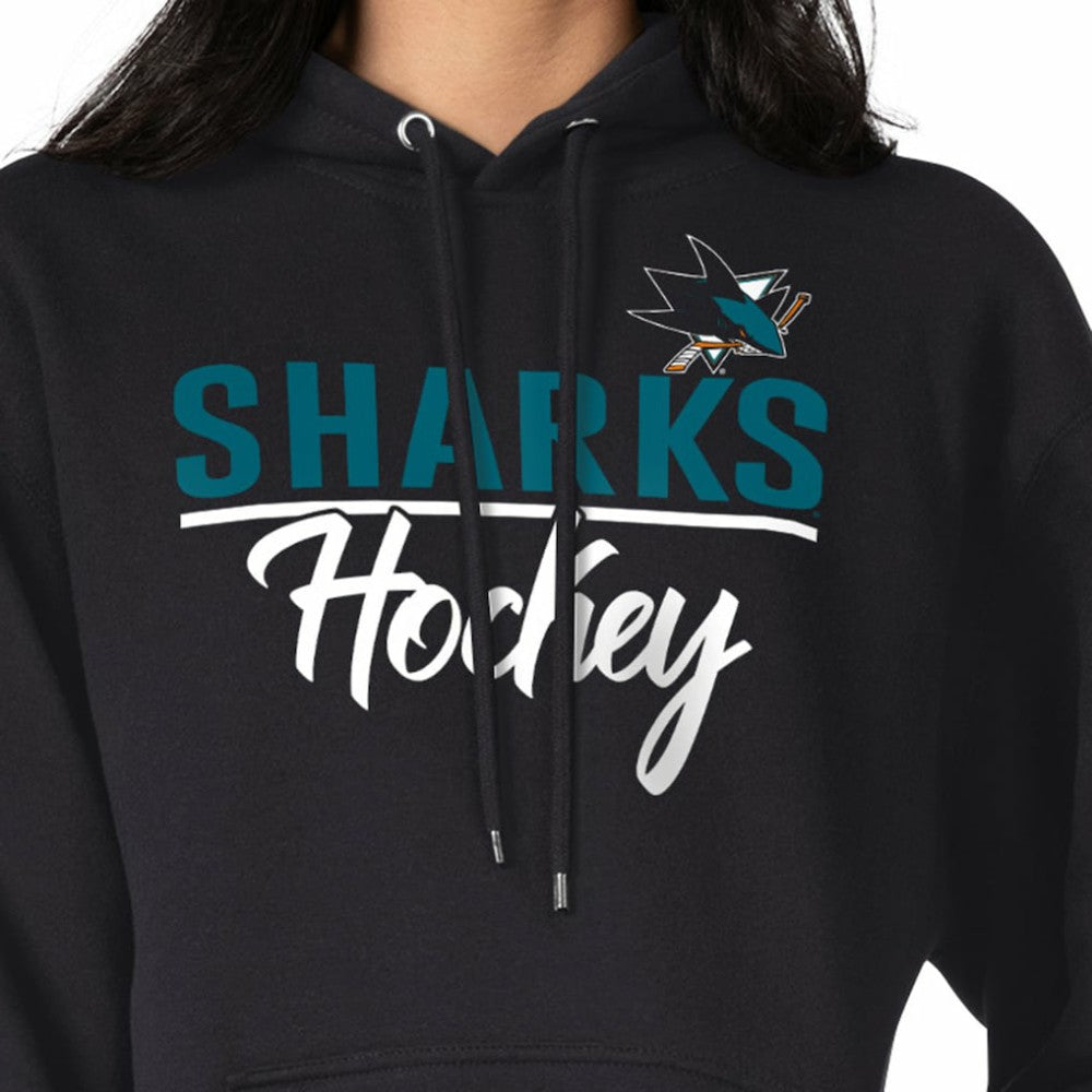 San Jose Sharks G-III 4Her by Carl Banks Women's Team Sport Tri-Blend Fleece Hoodie - Black | NHL online