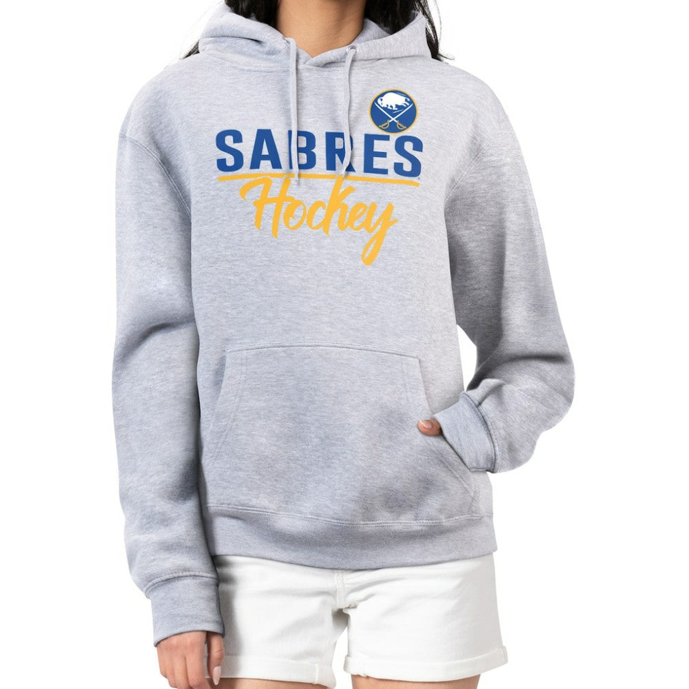 Buffalo Sabres G-III 4Her by Carl Banks Women's Team Sport Tri-Blend Fleece Hoodie - Heather Gray | NHL on sale
