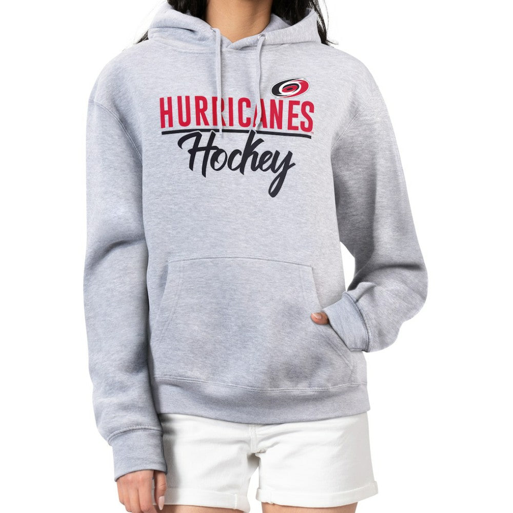 Carolina Hurricanes G-III 4Her by Carl Banks Women's Team Sport Tri-Blend Fleece Hoodie - Heather Gray | NHL near me