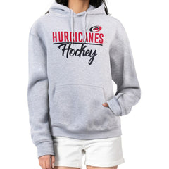 Carolina Hurricanes G-III 4Her by Carl Banks Women's Team Sport Tri-Blend Fleece Hoodie - Heather Gray | NHL near me