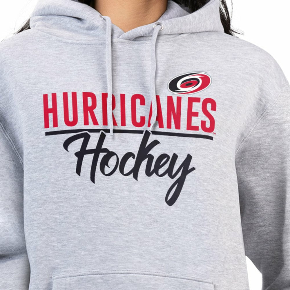 Carolina Hurricanes G-III 4Her by Carl Banks Women's Team Sport Tri-Blend Fleece Hoodie - Heather Gray | NHL near me