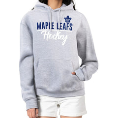 Toronto Maple Leafs G-III 4Her by Carl Banks Women's Team Sport Tri-Blend Fleece Hoodie - Heather Gray | NHL online