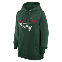 Minnesota Wild G-III 4Her by Carl Banks Women's Team Sport Tri-Blend Fleece Hoodie - Green | NHL sale