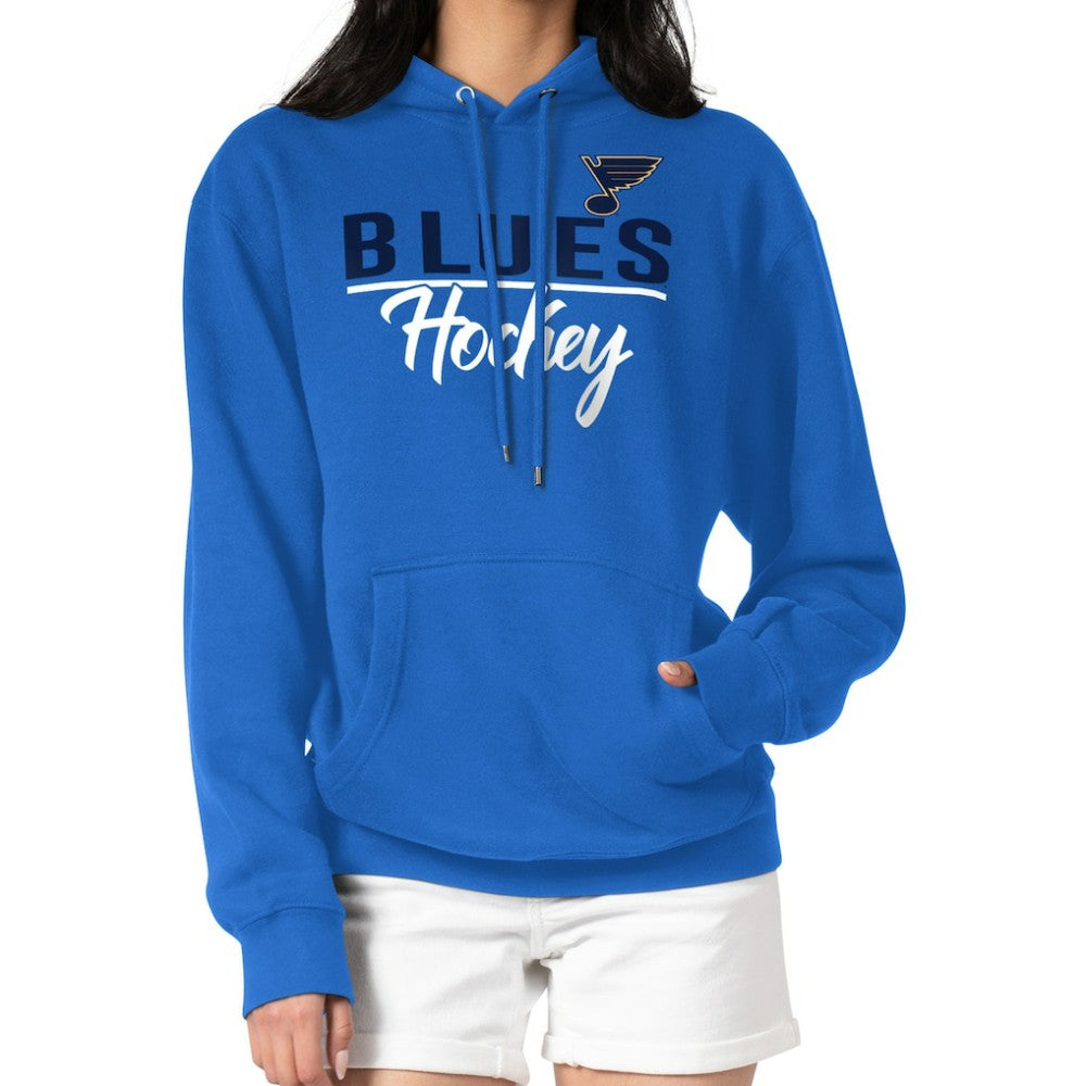 St. Louis Blues G-III 4Her by Carl Banks Women's Team Sport Tri-Blend Fleece Hoodie - Blue | NHL online