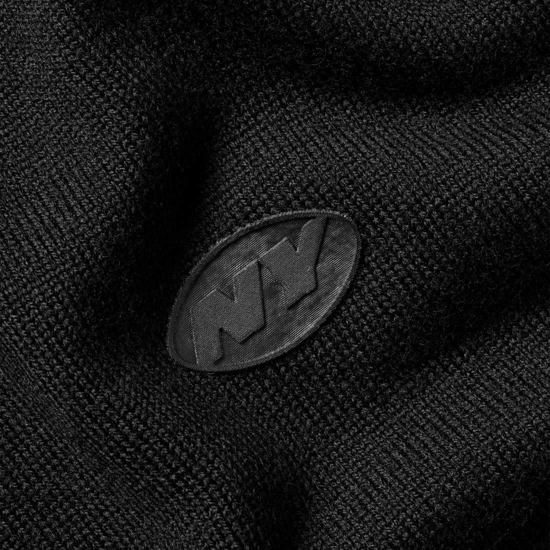 New York Jets Charles Tyrwhitt Merino Full-Zip Sweater - Black - NFL