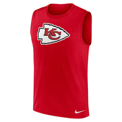 Kansas City Chiefs Blitz Legend Dri-FIT Muscle Tank Top - Red - Nike