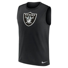 Las Vegas Raiders Blitz Legend Dri-FIT Muscle Tank Top - Black - Nike