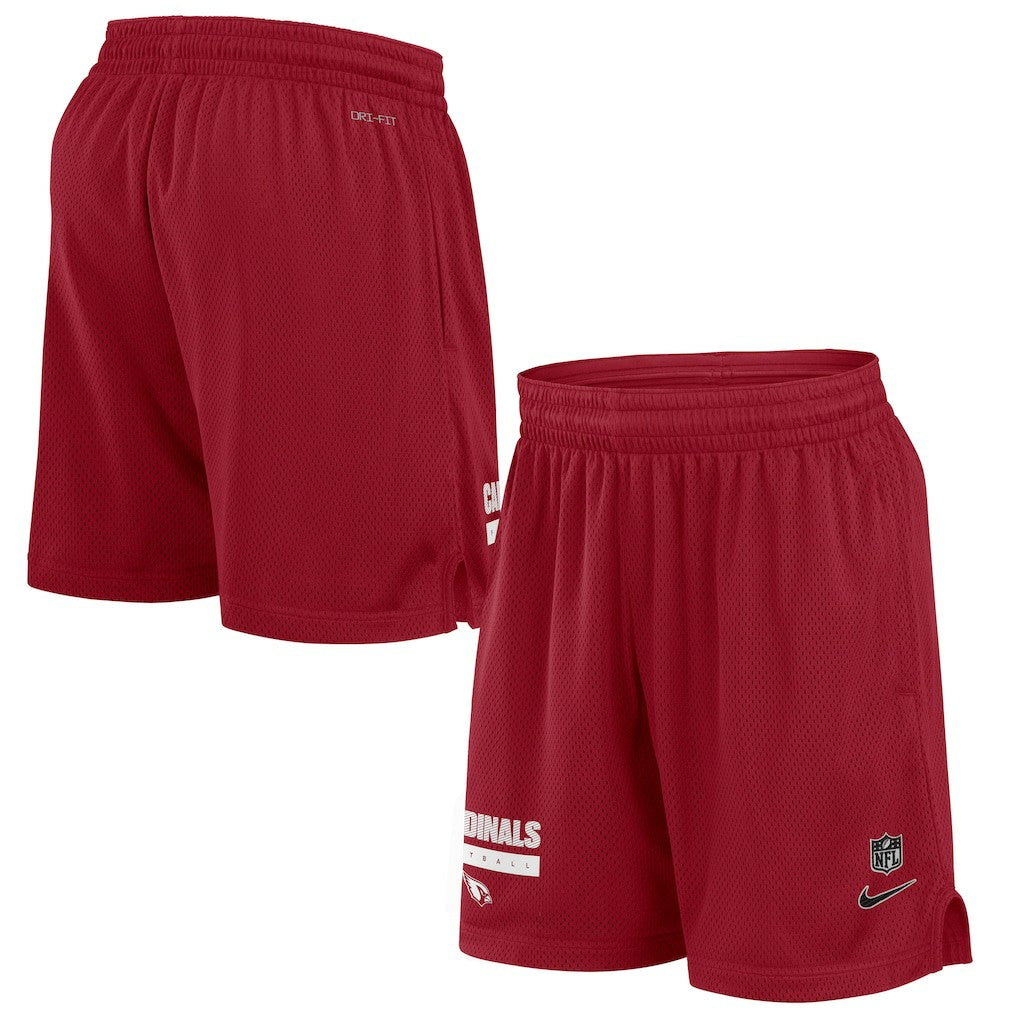 Arizona Cardinals 2024 Sideline Performance Mesh Shorts - Cardinal - Nike