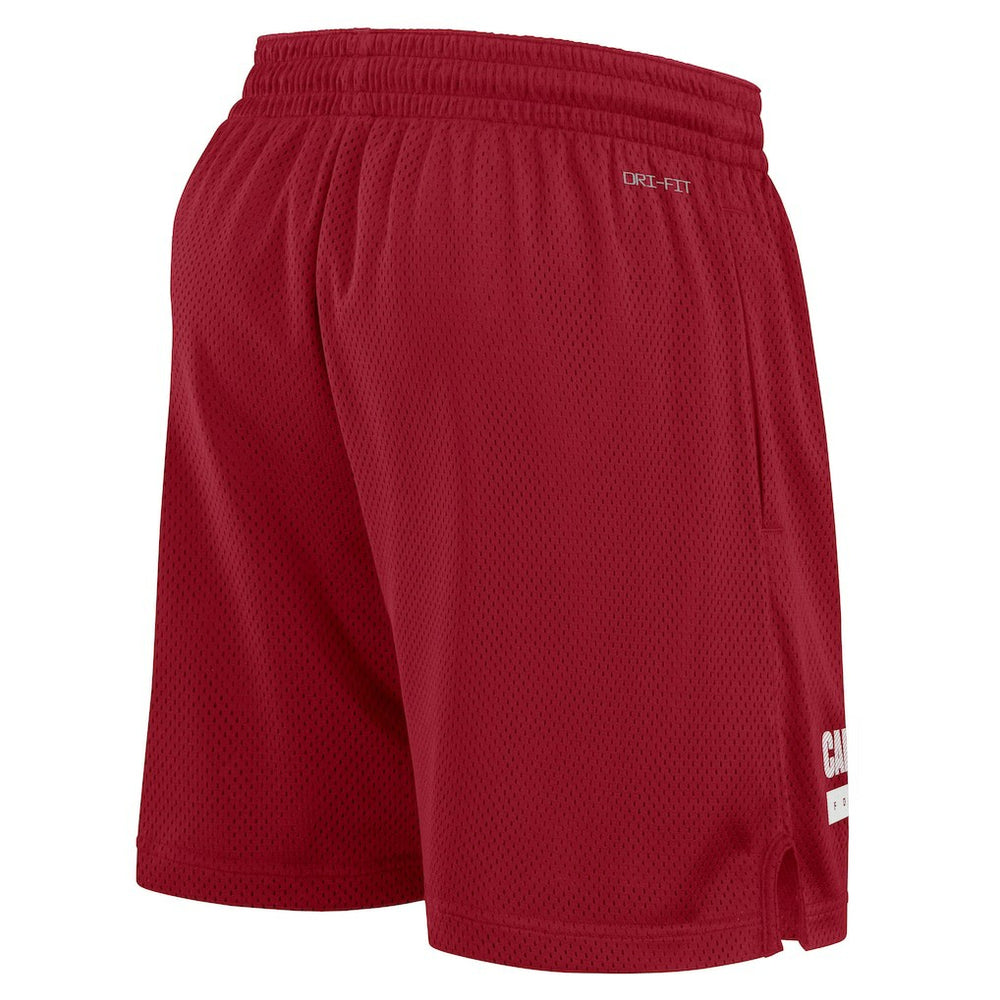 Arizona Cardinals 2024 Sideline Performance Mesh Shorts - Cardinal - Nike