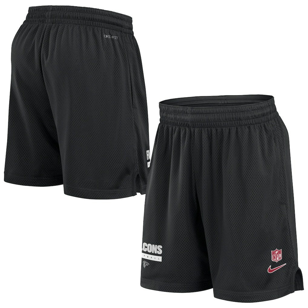 Atlanta Falcons 2024 Sideline Performance Mesh Shorts - Black - Nike