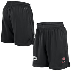 Atlanta Falcons 2024 Sideline Performance Mesh Shorts - Black - Nike