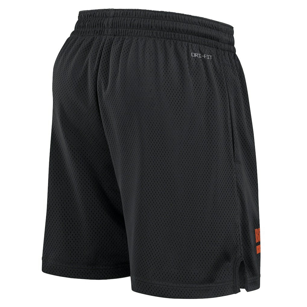 Cincinnati Bengals 2024 Sideline Performance Mesh Shorts - Black - Nike