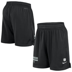 Las Vegas Raiders 2024 Sideline Performance Mesh Shorts - Black - Nike