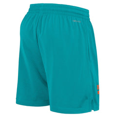 Miami Dolphins 2024 Sideline Performance Mesh Shorts - Aqua - Nike