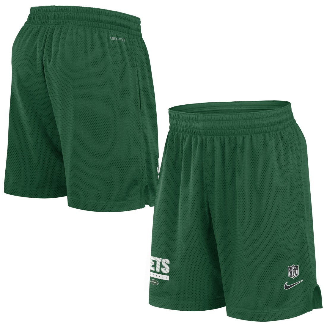 New York Jets 2024 Sideline Performance Mesh Shorts - Green - Nike