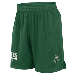 New York Jets 2024 Sideline Performance Mesh Shorts - Green - Nike