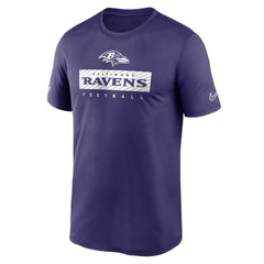 Baltimore Ravens Sideline Legend Performance T-Shirt - Purple - Nike