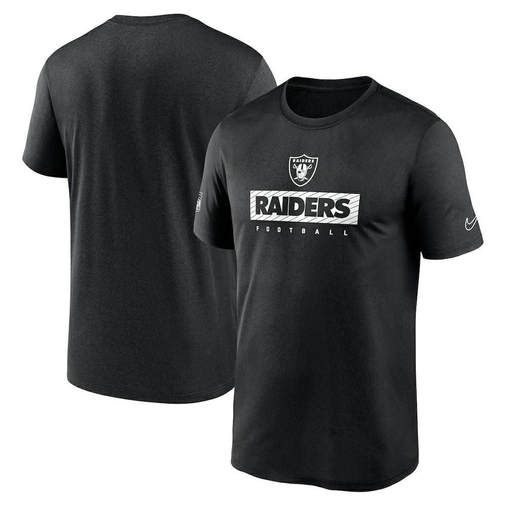 Las Vegas Raiders Sideline Legend Performance T-Shirt - Black - Nike