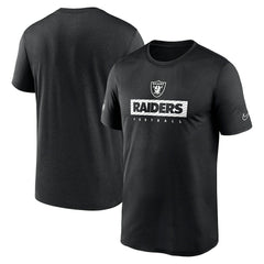 Las Vegas Raiders Sideline Legend Performance T-Shirt - Black - Nike