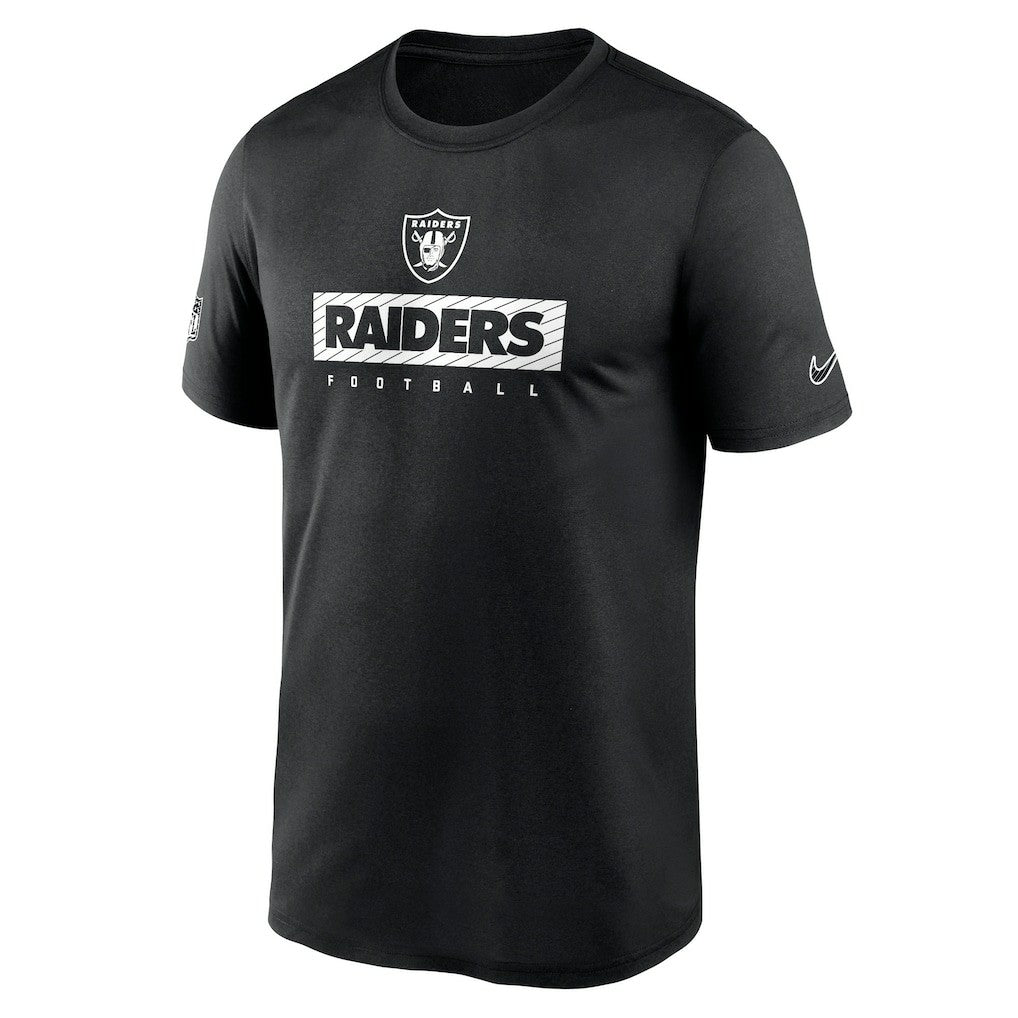 Las Vegas Raiders Sideline Legend Performance T-Shirt - Black - Nike