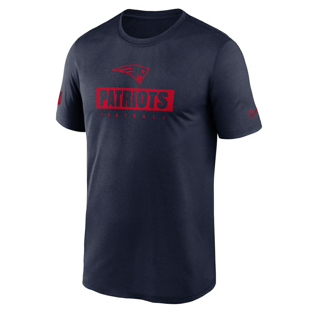 New England Patriots Sideline Legend Performance T-Shirt - Navy - Nike