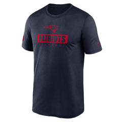 New England Patriots Sideline Legend Performance T-Shirt - Navy - Nike