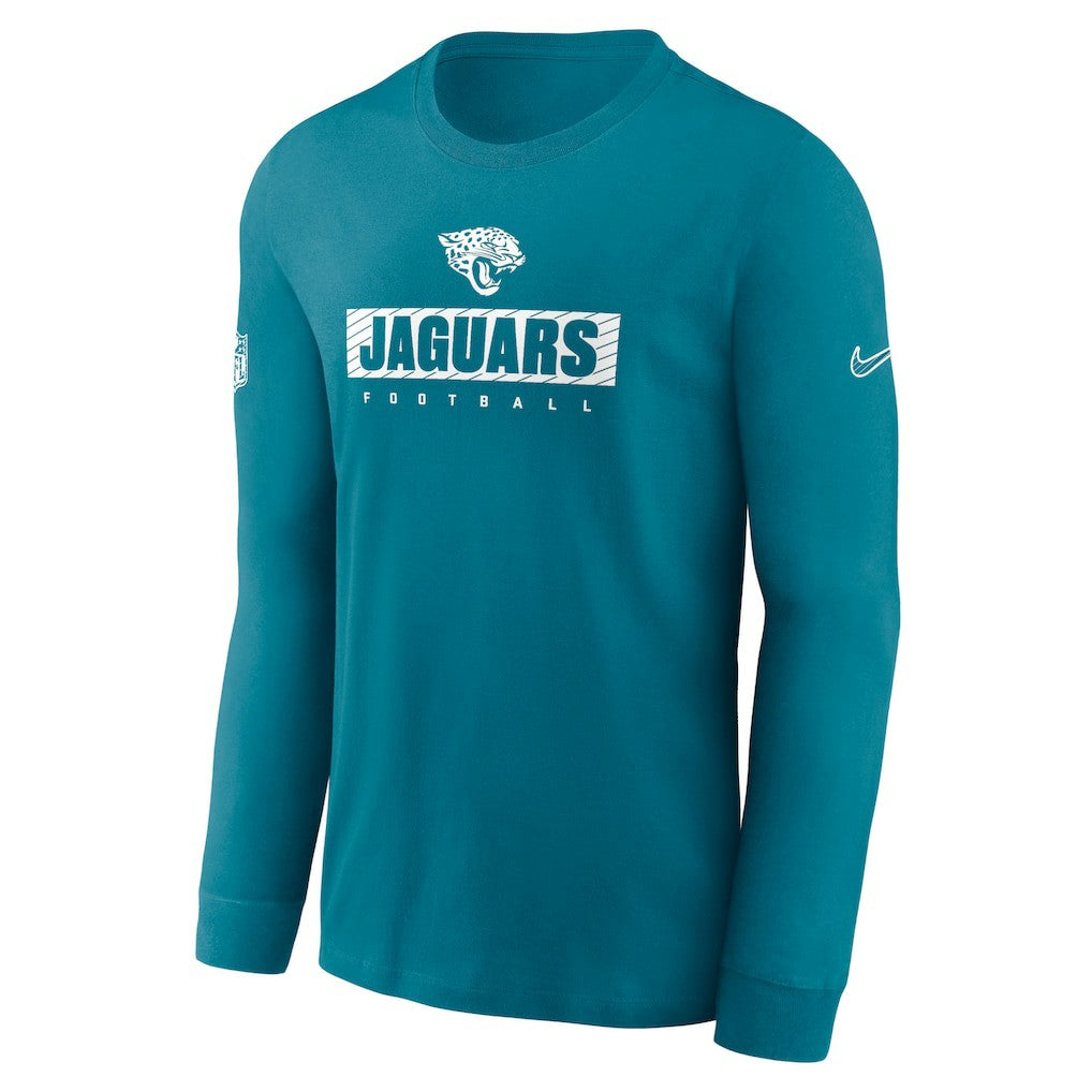 Jacksonville Jaguars Sideline Dri-FIT Long Sleeve T-Shirt - Teal - Nike