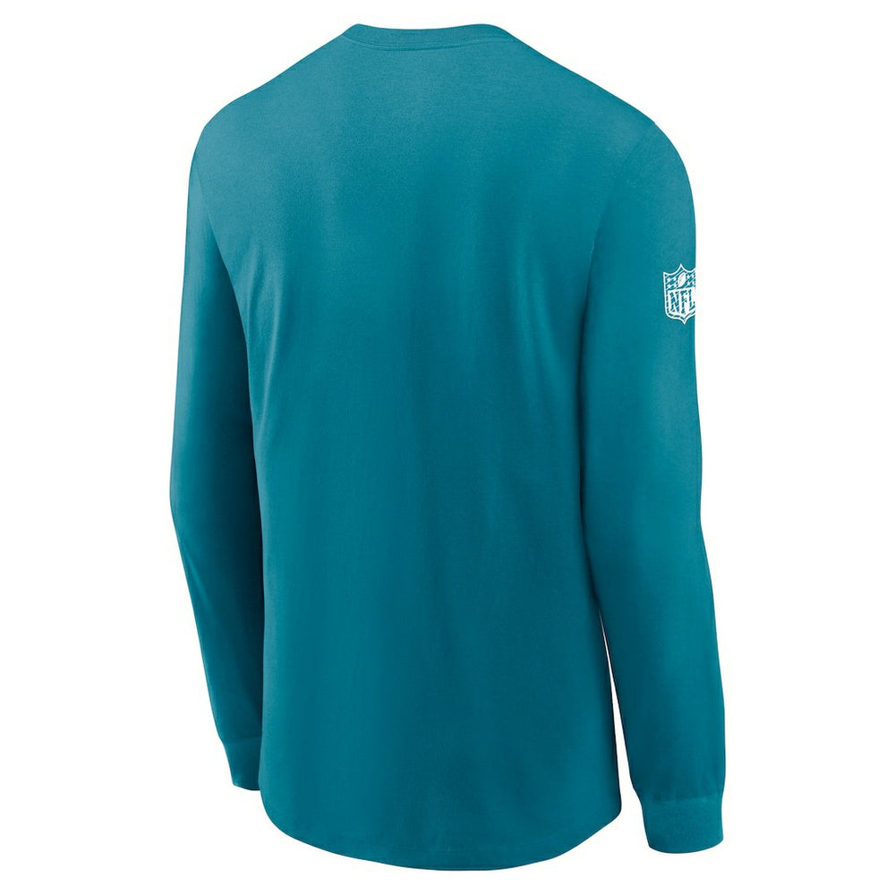 Jacksonville Jaguars Sideline Dri-FIT Long Sleeve T-Shirt - Teal - Nike