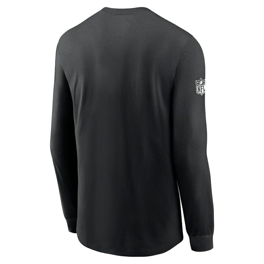 New York Jets Sideline Dri-FIT Long Sleeve T-Shirt - Black - Nike
