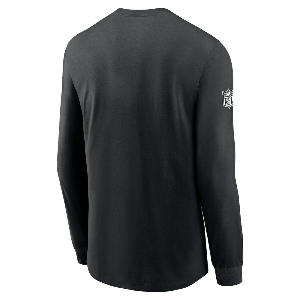 New York Jets Sideline Dri-FIT Long Sleeve T-Shirt - Black - Nike