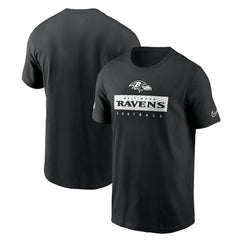 Baltimore Ravens Sideline Performance T-Shirt - Black - Nike