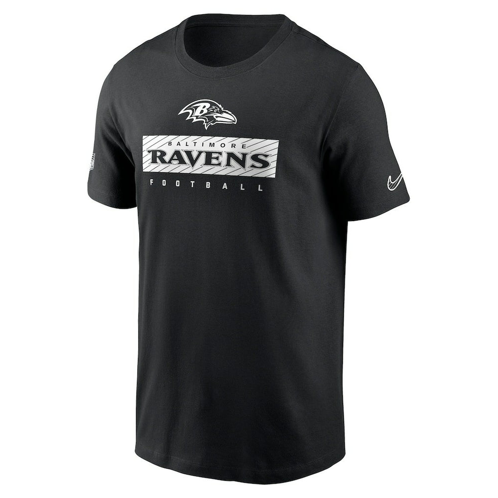 Baltimore Ravens Sideline Performance T-Shirt - Black - Nike