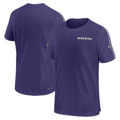 Baltimore Ravens 2024 Sideline Coach UV Performance T-Shirt - Purple - Nike