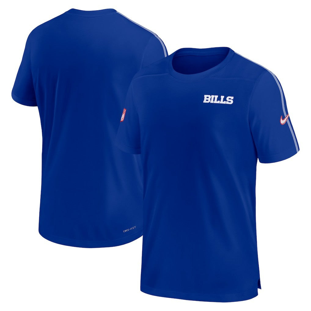 Buffalo Bills 2024 Sideline Coach UV Performance T-Shirt - Royal - Nike