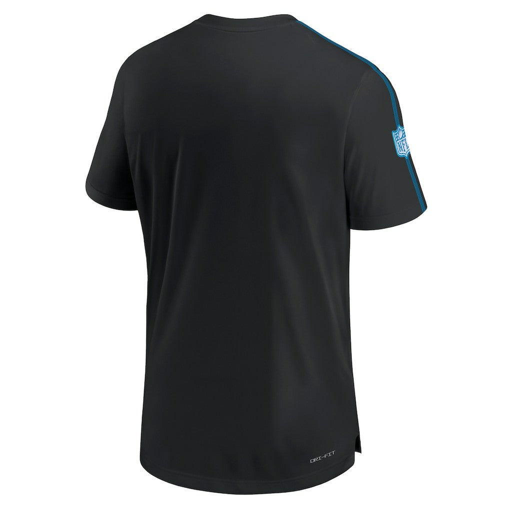 Carolina Panthers 2024 Sideline Coach UV Performance T-Shirt - Black - Nike
