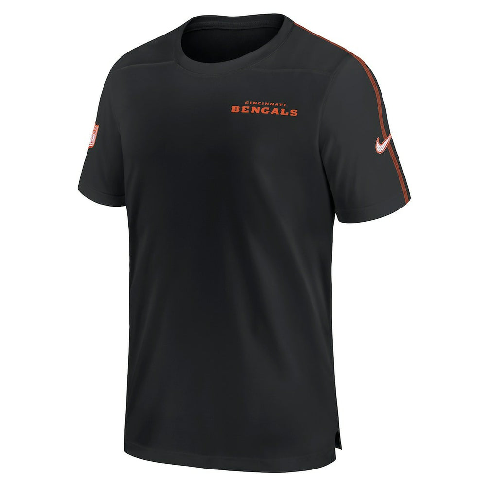 Cincinnati Bengals 2024 Sideline Coach UV Performance T-Shirt - Black - Nike