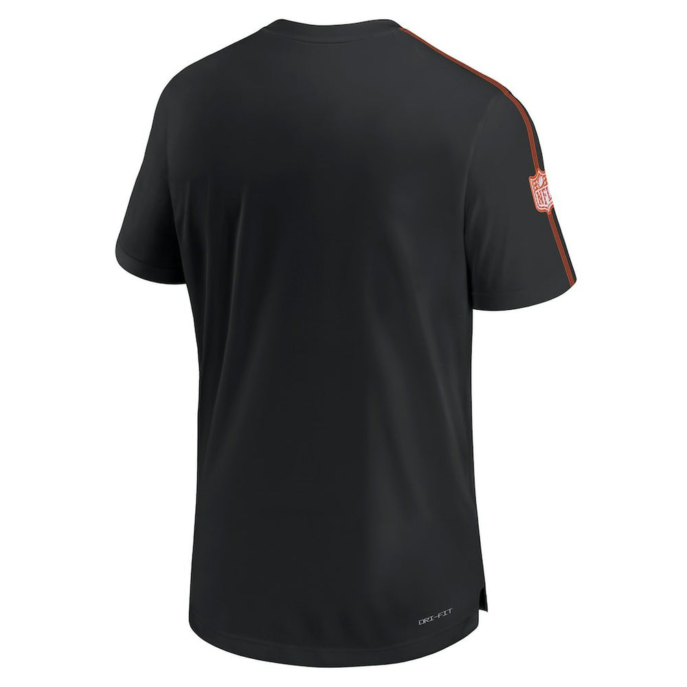Cincinnati Bengals 2024 Sideline Coach UV Performance T-Shirt - Black - Nike