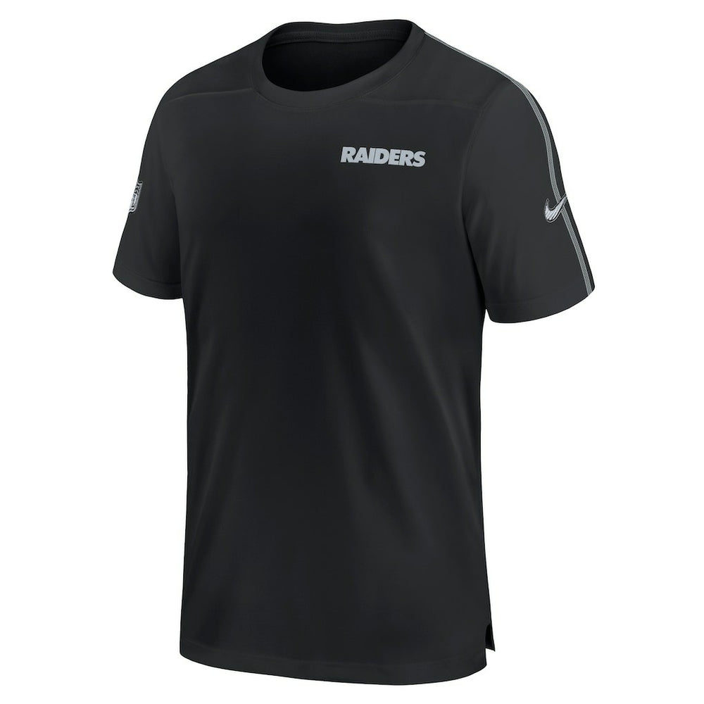 Las Vegas Raiders 2024 Sideline Coach UV Performance T-Shirt - Black - Nike