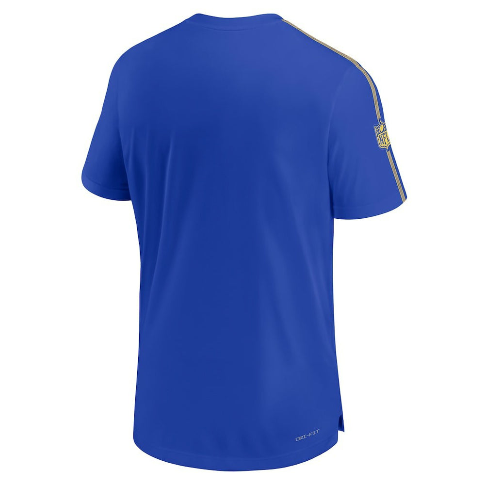 Los Angeles Rams 2024 Sideline Coach UV Performance T-Shirt - Royal - Nike