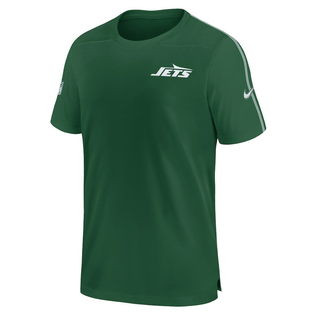 New York Jets 2024 Sideline Coach UV Performance T-Shirt - Green - Nike