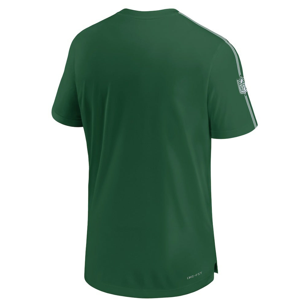 New York Jets 2024 Sideline Coach UV Performance T-Shirt - Green - Nike