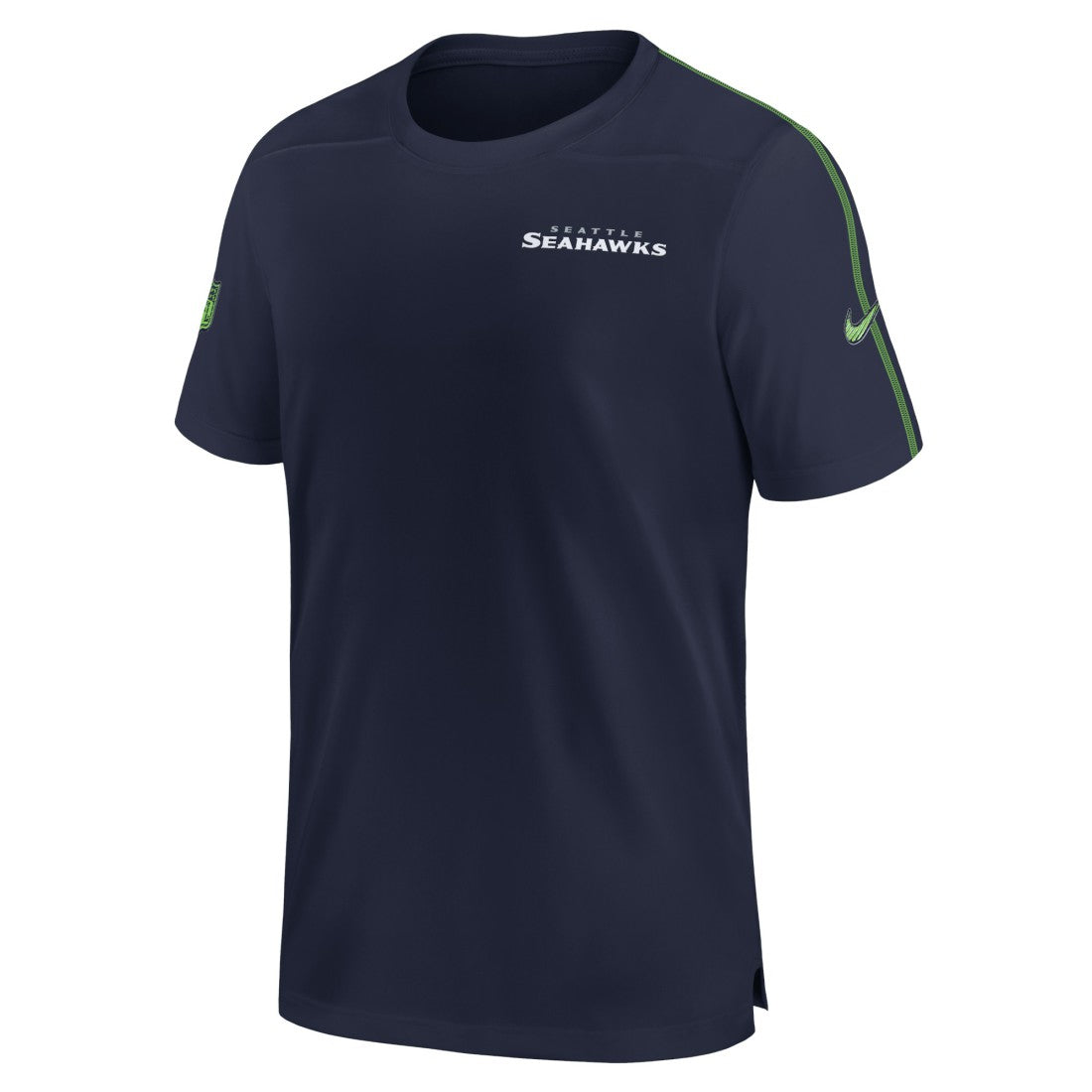 Seattle Seahawks 2024 Sideline Coach UV Performance T-Shirt - College Navy - Nike