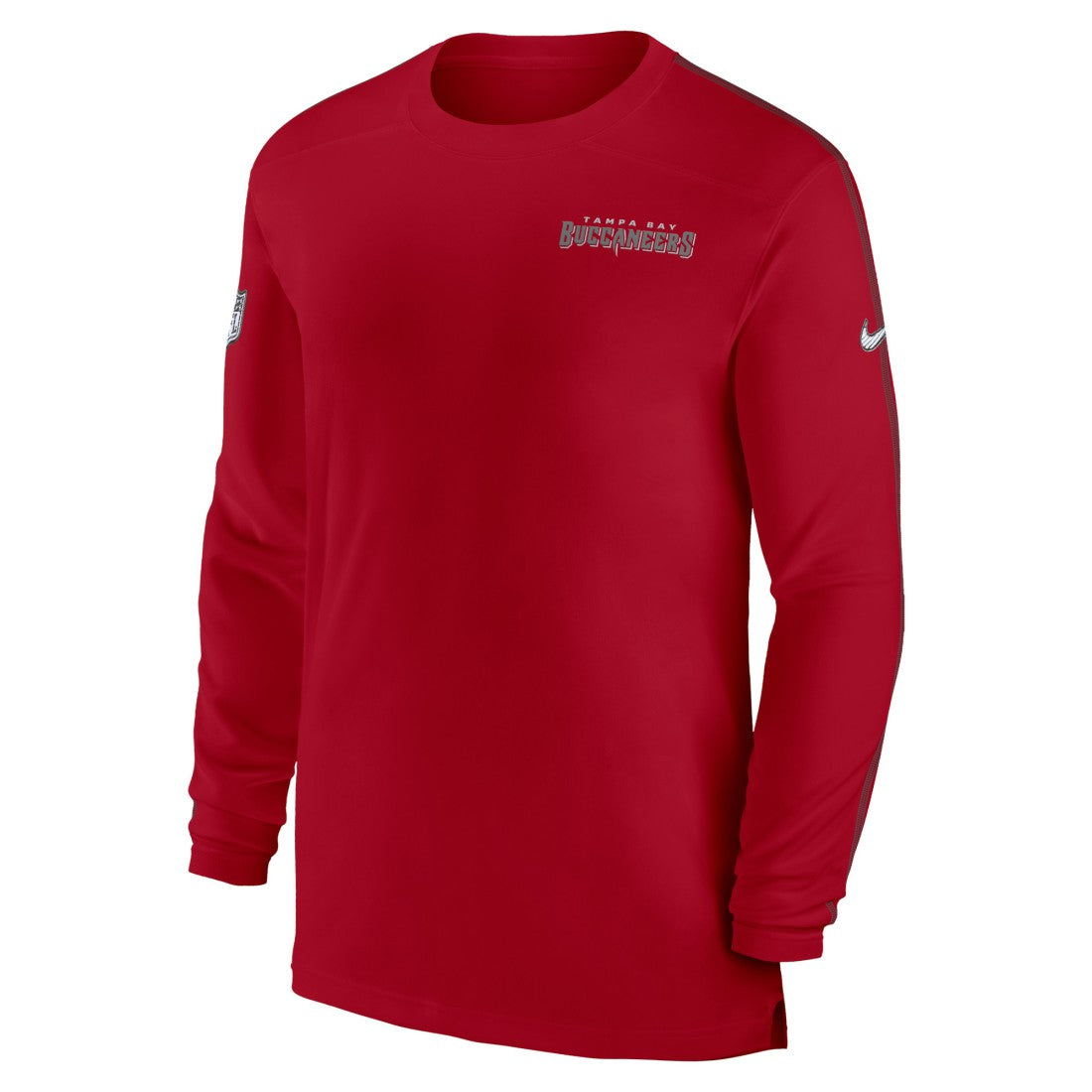 Tampa Bay Buccaneers Sideline Coach UV Performance Long Sleeve T-Shirt - Red - Nike