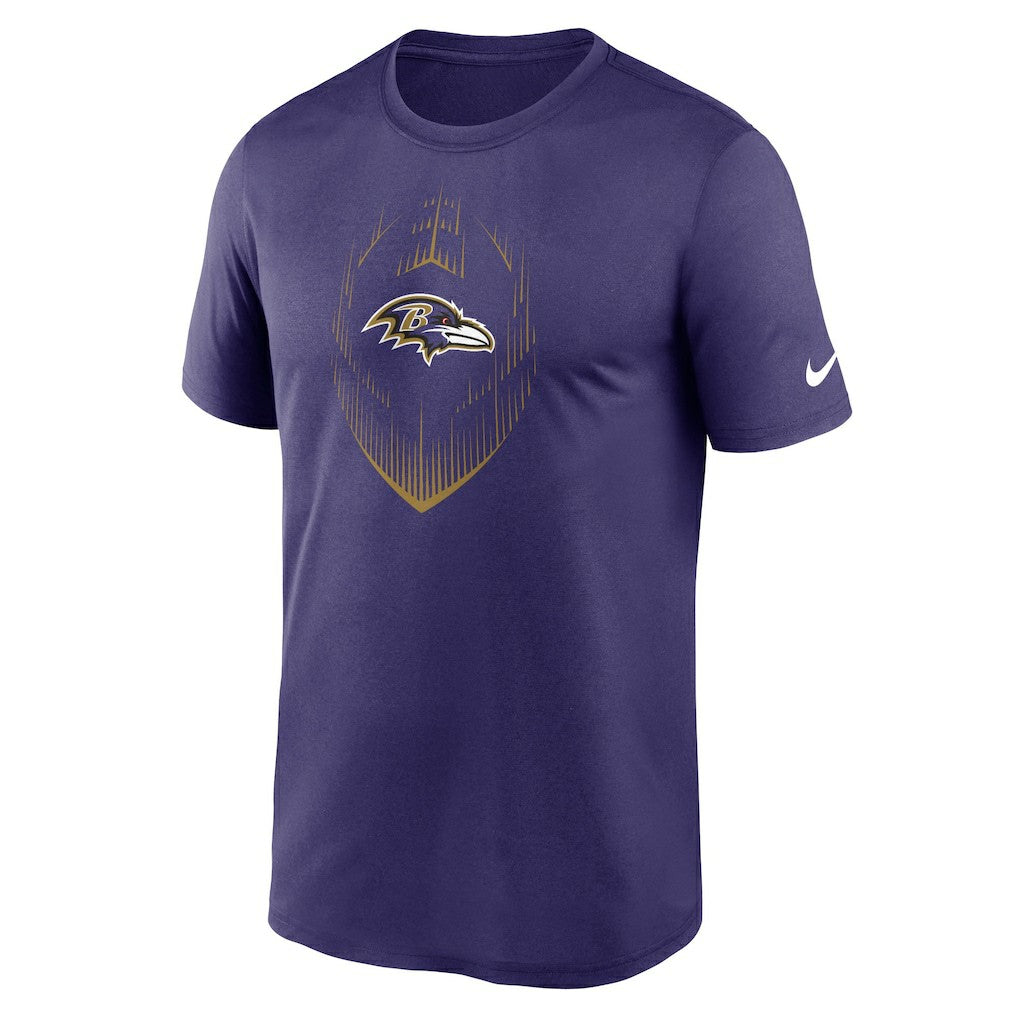 Baltimore Ravens Primetime Legend Icon Performance T-Shirt - Purple - Nike