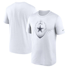 Dallas Cowboys Primetime Legend Icon Performance T-Shirt - White - Nike