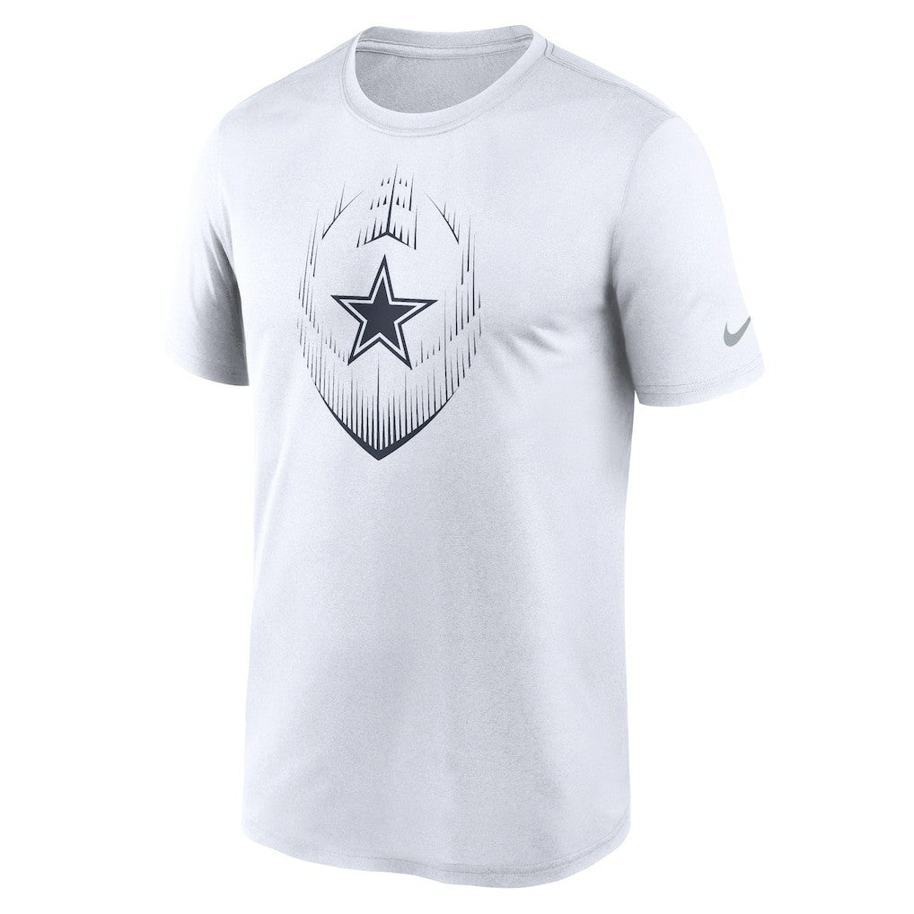 Dallas Cowboys Primetime Legend Icon Performance T-Shirt - White - Nike