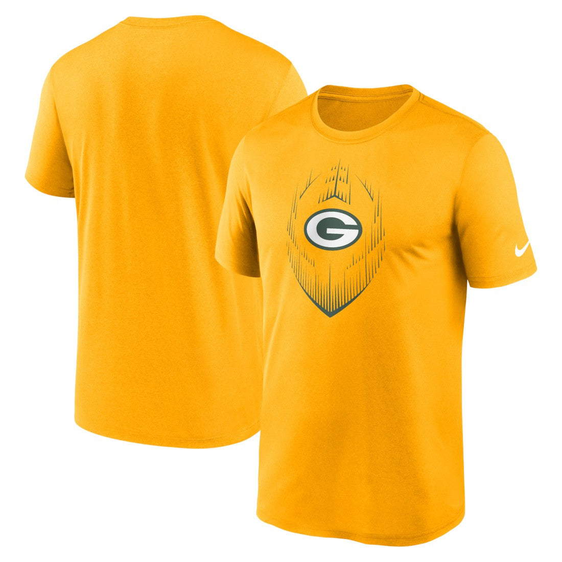 Green Bay Packers Primetime Legend Icon Performance T-Shirt - Gold - Nike