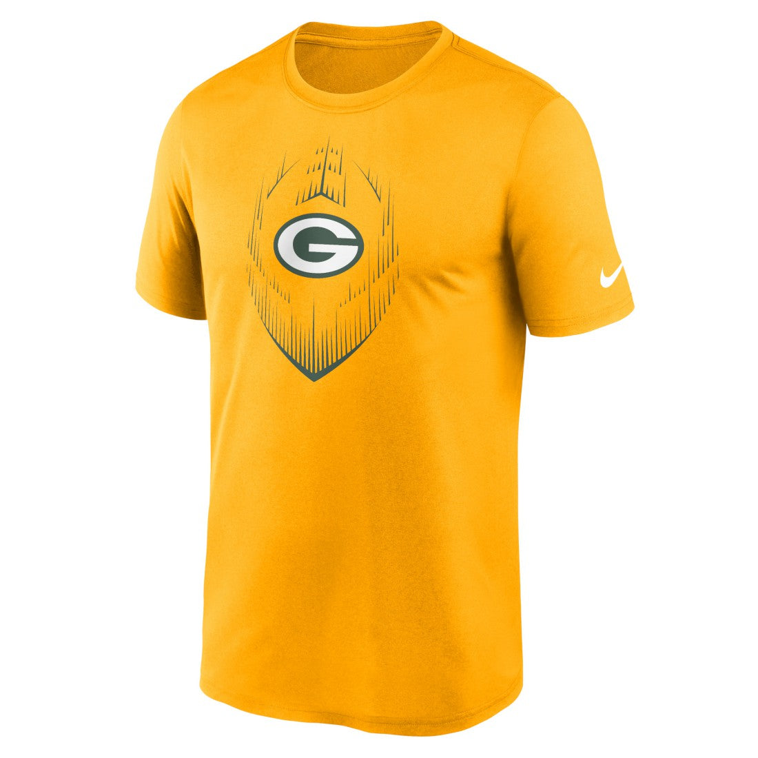 Green Bay Packers Primetime Legend Icon Performance T-Shirt - Gold - Nike