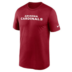 Arizona Cardinals Primetime Legend Wordmark Performance T-Shirt - Cardinal - Nike